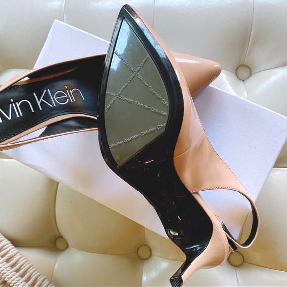 Calvin Klein Gwenith slingback pumps- nude - Picture 2 of 5